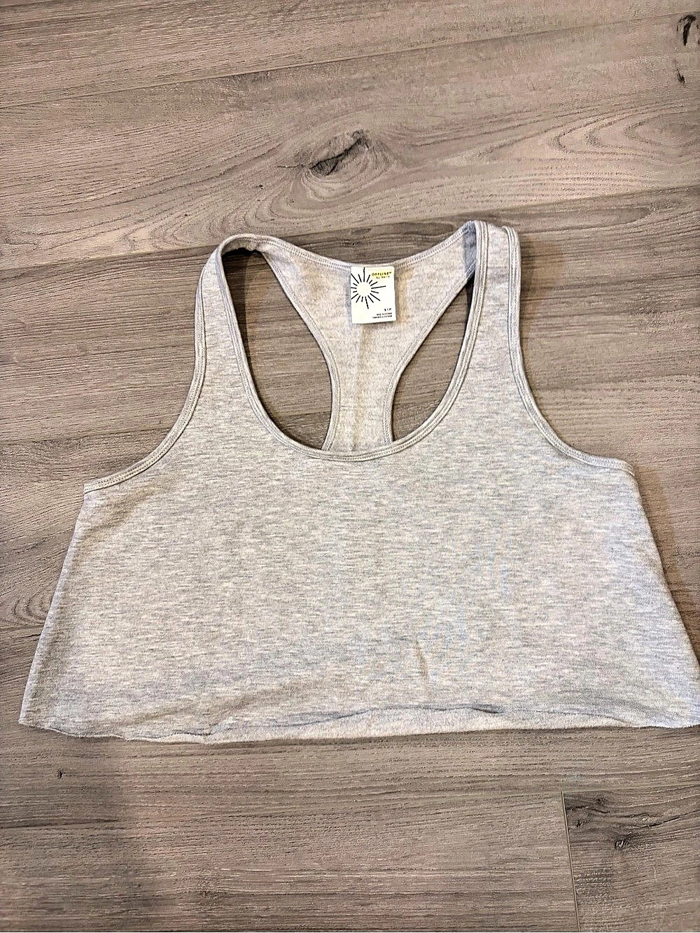 Offline by Aerie Cropped Tank in Gray Size Small Like New